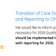 Transition of Care Documentation and Reporting to CMS for 2018